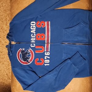 Chicago Cubs blue zip up hoodie